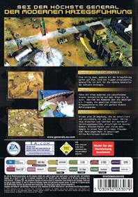 Command & Conquer: Generals - Box - Back Image