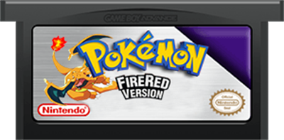 Pokémon FireRed Version - Fanart - Cart - Front