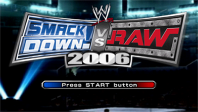 WWE SmackDown! vs. Raw 2006 - Screenshot - Game Title Image