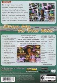 Karaoke Revolution - Box - Back Image