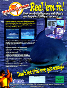 Sega Marine Fishing - Advertisement Flyer - Front
