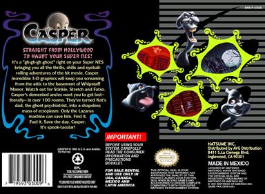 Casper (Absolute Entertainment) - Box - Back Image