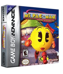 Ms. Pac-Man Maze Madness - Box - 3D Image