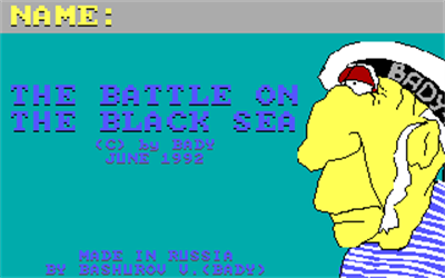 The Battle on the Black Sea - Screenshot - Game Title Image