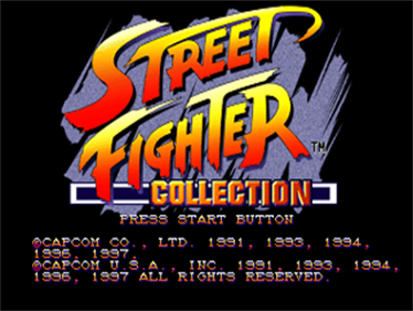 Street Fighter Collection - Screenshot - Game Title Image