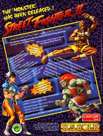 Street Fighter II: The World Warrior - Box - Back Image