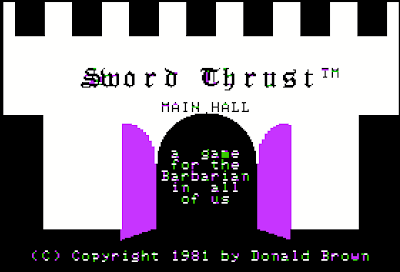 SwordThrust 1: The King's Testing Ground - Screenshot - Game Title Image