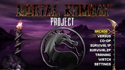 Mortal Kombat Project - Screenshot - Game Select
