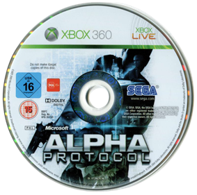 Alpha Protocol - Disc Image