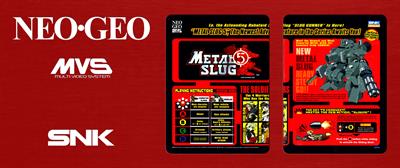 Metal Slug 5 - Arcade - Marquee Image