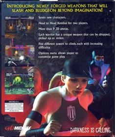 Mortal Kombat 4 - Box - Back Image