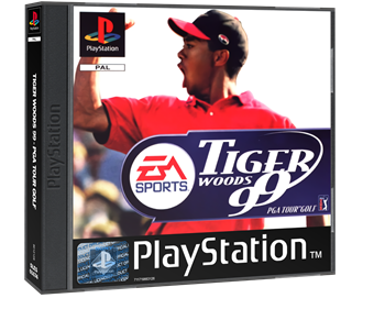 Tiger Woods 99: PGA Tour Golf - Box - 3D Image