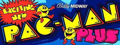 Pac-Man Plus - Arcade - Marquee Image
