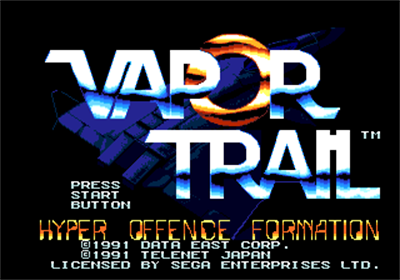 Vapor Trail - Screenshot - Game Title Image