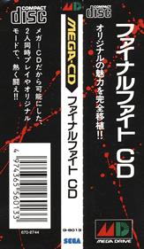 Final Fight CD - Box - Spine