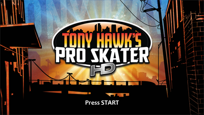 Tony Hawk's Pro Skater HD - Screenshot - Game Title Image