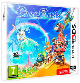 Ever Oasis - Box - 3D Image