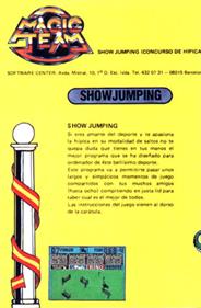 Show Jumping - Box - Back Image