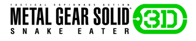 Metal Gear Solid 3D: Snake Eater - Clear Logo Image