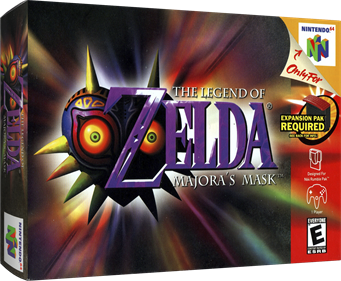 The Legend of Zelda: Majora's Mask - Box - 3D Image