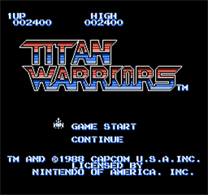 Titan Warriors - Screenshot - Game Title