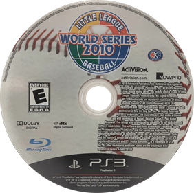 Little League World Series Baseball 2010 - Disc Image