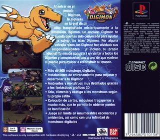 Digimon World - Box - Back Image