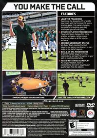 NFL Head Coach - Box - Back Image
