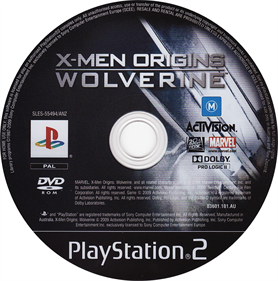 X-Men Origins: Wolverine - Disc Image