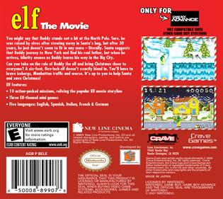 Elf: The Movie - Box - Back Image