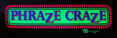 Phraze Craze - Arcade - Marquee Image