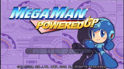 Mega Man Powered Up - Screenshot - Game Title Image