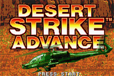 Desert Strike Advance - Screenshot - Game Title Image
