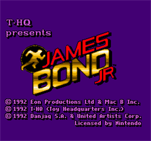 James Bond Jr - Screenshot - Game Title Image
