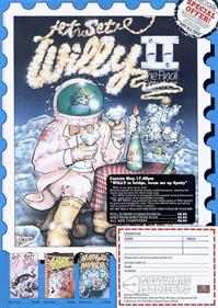 Jet Set Willy II: The Final Frontier - Advertisement Flyer - Front Image