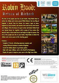 Robin Hood: Return of Richard - Box - Back Image