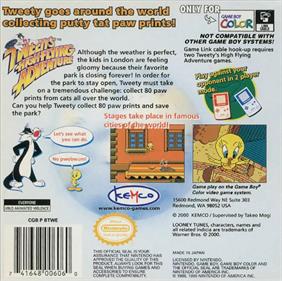 Tweety's High-Flying Adventure - Box - Back Image