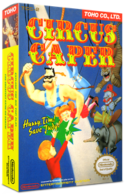 Circus Caper - Box - 3D Image