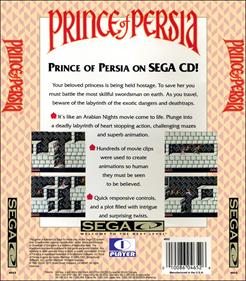 Prince of Persia - Box - Back - Reconstructed Image