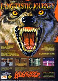Wolfchild - Advertisement Flyer - Front Image