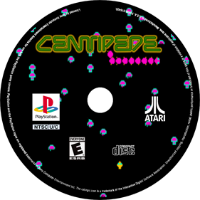 Centipede - Fanart - Disc Image