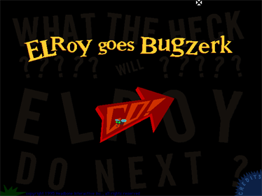 Elroy Goes Bugzerk - Screenshot - Game Title Image