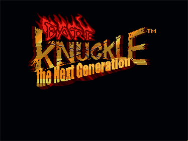 Bare Knuckle: The Next Generation - Screenshot - Game Title Image