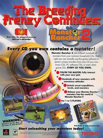 Monster Rancher 2 - Advertisement Flyer - Front Image