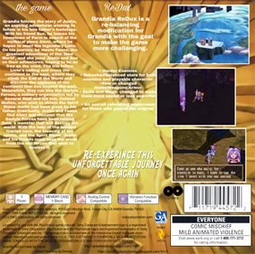 Grandia ReDux - Fanart - Box - Back Image