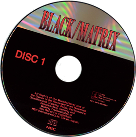 Black/Matrix II - Disc Image