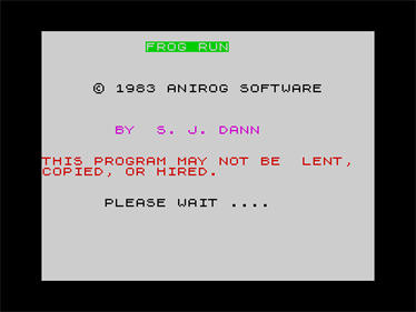Frogrun! - Screenshot - Game Title Image