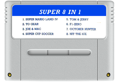 Super 8 In 1 - Fanart - Cart - Front Image