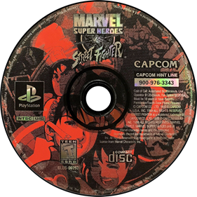Marvel Super Heroes vs. Street Fighter - Disc Image