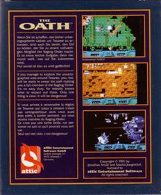 The Oath - Box - Back Image